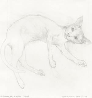 The Cat, 2000. Creator: Leonard Rosoman.