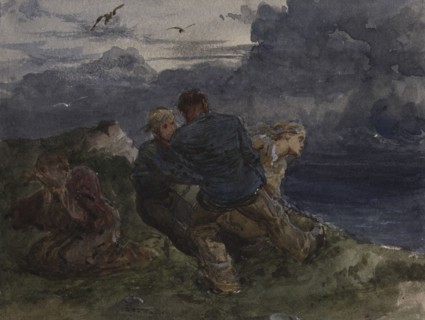 Rescue, c1870s. Creator: Frank Dicksee.