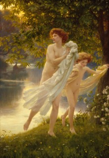 Startled, 1892. Creator: Frank Dicksee.