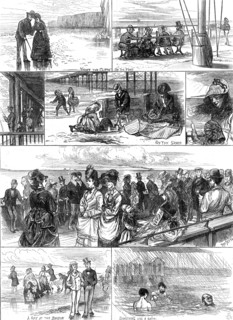 Sketches at Margate, 1872. Creator: Unknown.