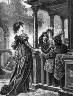 Fleuriste Florentine au Moyen Age, by M. Vander Ouderaa, 1872. Creator: Unknown.