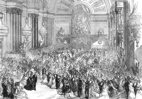 Prince Arthur at Leeds: the ball at the Townhall, 1872. Creator: Unknown.