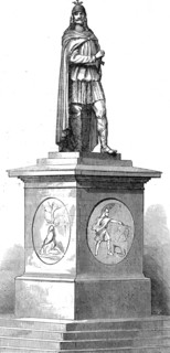 Monument to King Harold Haarfager, at Christiania, 1872. Creator: Unknown.