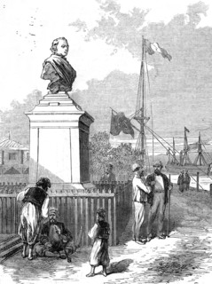 Monument to Lieutenant Waghorn at Suez, 1872. Creator: Unknown.