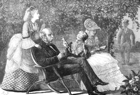 The Fox and the Grapes, 1872. Creators: Unknown, F Wentworth.