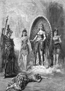 Scene from "Babil and Bijou," at Covent Garden Theatre, 1872. Creator: Unknown.
