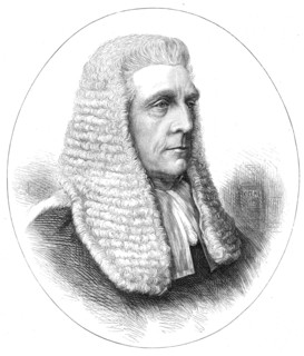 The new judge, Mr. Justice Denman, 1872. Creator: Unknown.
