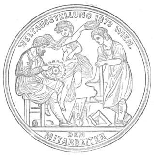 Medals for the Vienna Exhibition: for Fellow-Labourer, 1872. Creator: Unknown.