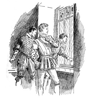 'Sidney Was Sheltered in the House of His Friend Walsingham', c1929.  Creators: Howard Davie, Harry Payne.