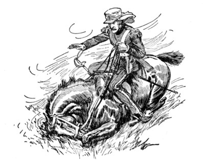'His Horse Was Shot Under Him', c1929.  Creators: Howard Davie, Harry Payne.