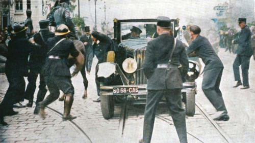 The assassination of Alexander I, King of Yugoslavia, Marseilles, France, 9 October 1934. Creator: Unknown.