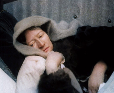 Annie MacSwiney on a Sick Bed During Her Hunger Strike at Mountjoy Prison, 1922. Creator: British Pathe Ltd.