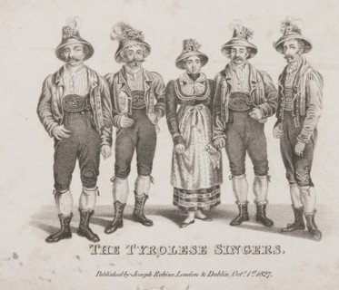 The Tyrolese Singers, 1827. Creator: Unknown.