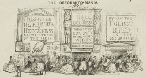 The Deformito-Mania, 1847.  Creator: Unknown.