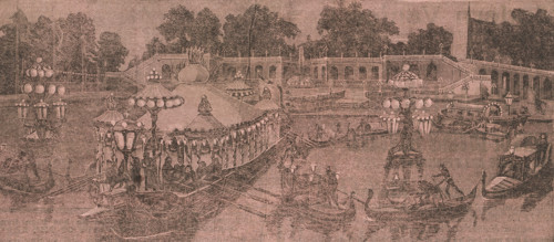 Barges and gondolas, c1891. Creator: Unknown.