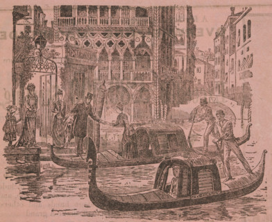 Gondolas, c1891. Creator: Unknown.
