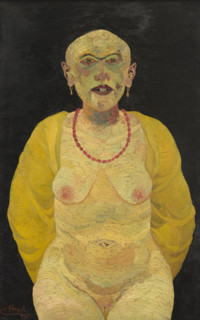 Mishandled Prostitute, 1931. Creator: Josef Scharl.