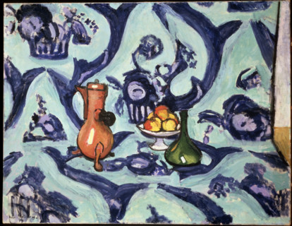 'Still Life with Blue Tablecloth', 1909.  Creator: Henri Matisse.