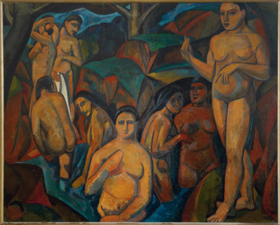 The Large Bathers (Les Grandes Baigneuses), c1908.  Creator: Andre Derain.