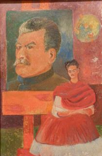 Self Portrait with Stalin, 1954. Creator: Frida Kahlo.
