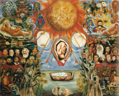 Moses Or The Nuclear Sun, 1945. Creator: Frida Kahlo.