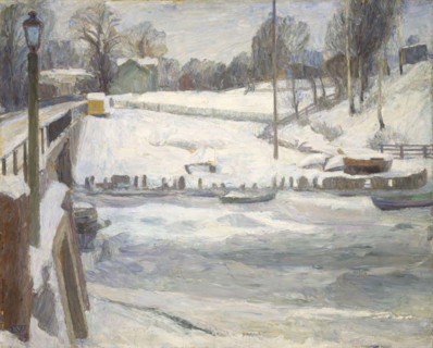 From Lysaker, 1909. Creator: Erik Werenskiold.