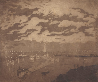 The Bay, New York, 1922. Creator: Joseph Pennell.