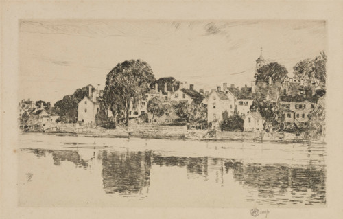 The Chimneys, Portsmouth, 1915. Creator: Frederick Childe Hassam.