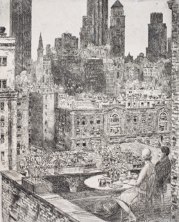 New York Spring 1931, 1931. Creator: Frederick Childe Hassam.