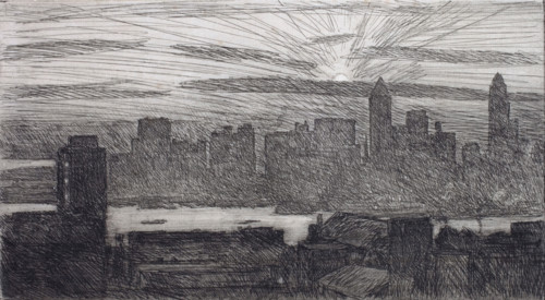 Manhattan, 1916. Creator: Frederick Childe Hassam.