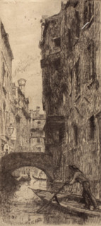 Ponte del Pistor, 1880. Creator: Otto Henry Bacher.