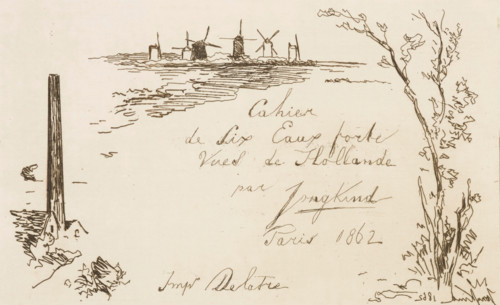 Title-page, 1862. Creator: Johan Barthold Jongkind.