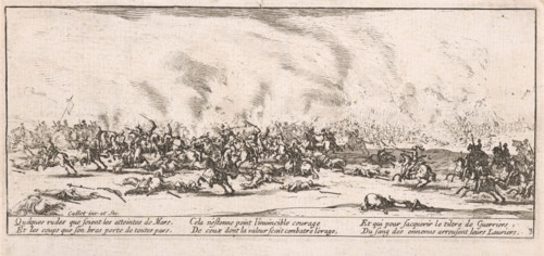 La Bataille (The Battle), 1633. Creator: Jacques Callot.