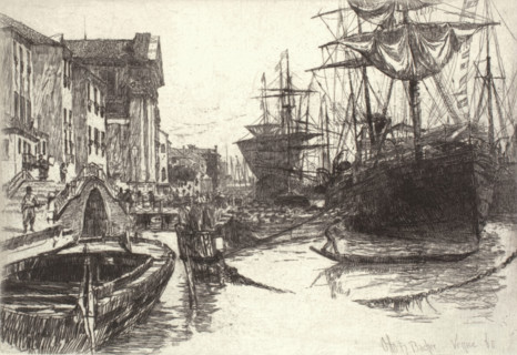 Fondamenta Delle Zattere, 1880. Creator: Otto Henry Bacher.