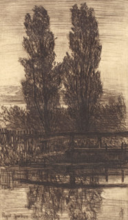 Royal Garden, Schleissheim, 1879. Creator: Otto Henry Bacher.