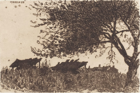 Landscape, 1883. Creator: Thomas Entriken Hibben.