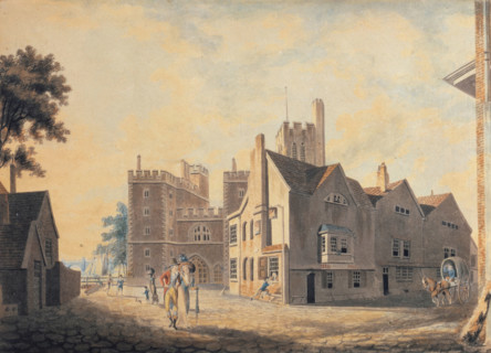 View of the Archbishop's Palace, Lambeth, 1790. Creator: JMW Turner.