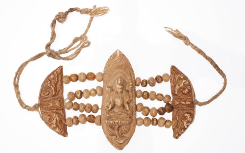 Buddhist ceremonial bracelet, 1800s. Creator: Unknown.