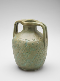 Vase, about 1915. Creators: Elizabeth Gray Overbeck, Hannah Borger Overbeck, Overbeck Pottery.