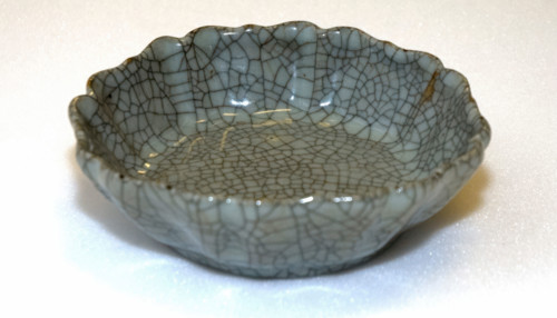 Floral shaped deep saucer, 1700s. Creator: Unknown.