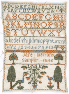 Sampler, 1840. Creator: Unknown.