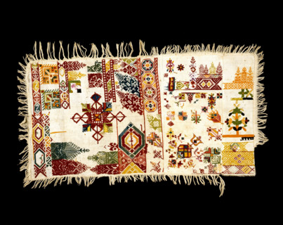 Embroidery Sampler (Chelliga), mid-19th century. Creator: Unknown.