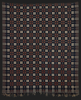 Bed Cover (Coverlet), 1800-1850. Creator: Unknown.