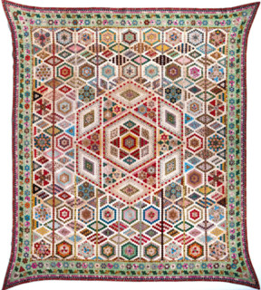 Quilt Top (Mosaic), 1825-1850. Creator: Unknown.