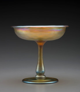Compotier, about 1900. Creator: Tiffany Glass.