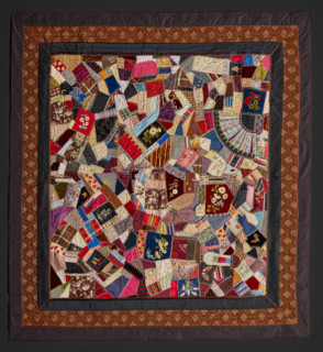 Crazy Quilt, about 1885. Creator: Unknown.