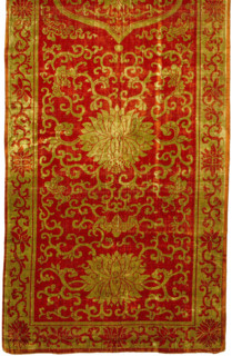 Chair Seat Cover, about 1850-1890. Creator: Unknown.