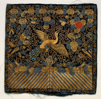 Rank Insignia, Third Degree Civil, Peacock, about 1880. Creator: Unknown.