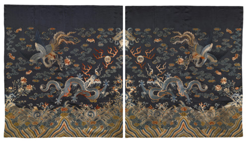 Bridal Bed Curtains, about 1820. Creator: Unknown.