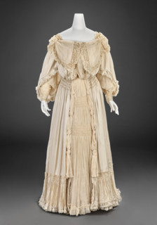 Wedding Dress (Bodice, Skirt), 1903. Creator: Unknown.